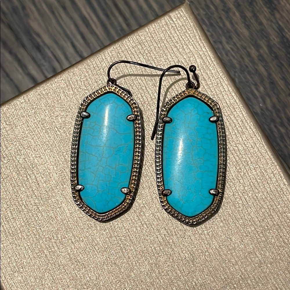 Kendra Scott Turquoise Drop Earrings